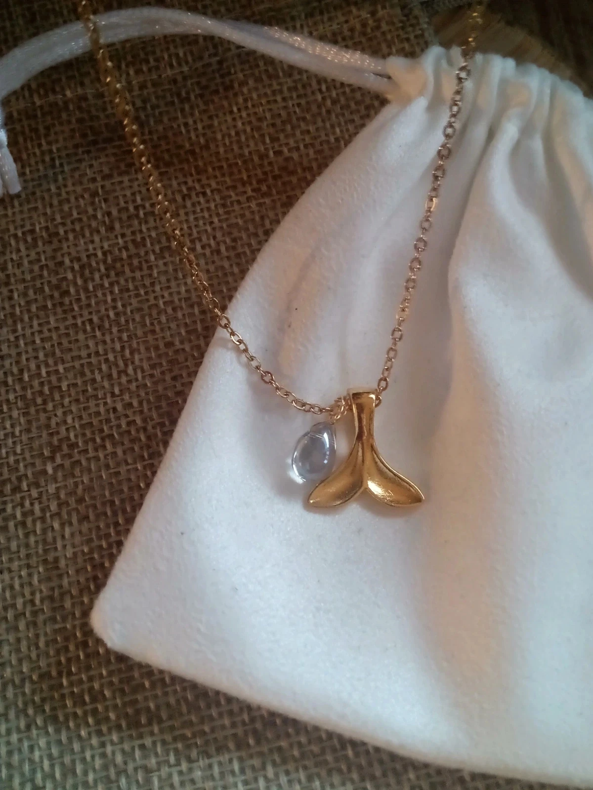 Collier sirène avec perle goutte d'eau – photo 5